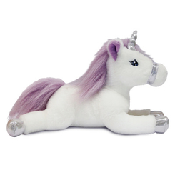 Мягкие животные - Мягкая игрушка Aurora Единорог фиолетовый 33 см (170224B)