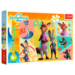 Пазли - Пазл Trefl Разом у Зоотрополії 160 елементів (15429)