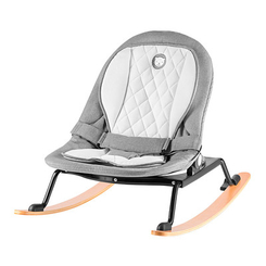 Розвивальні килимки, крісла-качалки - Крісло-гойдалка Lionelo Rosa сіро-чорне до 9 кг (LO.RS01)