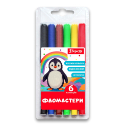 Канцтовары - Фломастеры 1 Вересня 6 цветов (650542) Канцтовары - Фломастеры 1 Вересня 6 цветов (650542)