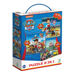 Пазли - Пазл DoDo Paw Patrol Готові до роботи 3 в 1 (200579)