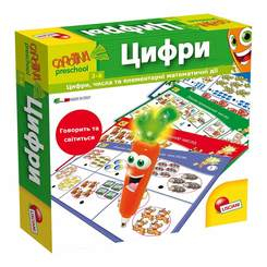 Обучающие игрушки - Интерактивная игра Lisciani Carotina Цифры на украинском (U36714B)