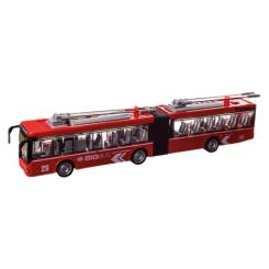 Транспорт і спецтехніка - Автомодель Автопром Міський транспорт Тролейбус червоний (7951AB/2)
