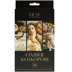 Канцтовары - Карандаши MUSE Трехгранные с точилкой 36 цветов (105M-36) Канцтовары - Карандаши MUSE Трехгранные с точилкой 36 цветов (105M-36)