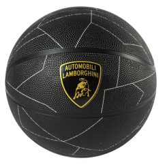 Спортивные активные игры - Баскетбольный мяч Lamborghini р 5 черный (6941876031276)