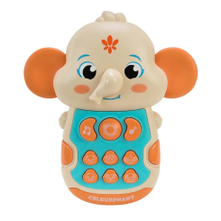 Развивающие игрушки - Игрушечный телефон Країна іграшок  Слоненок (PL-724-12)