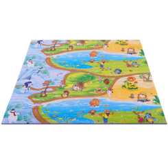 Розвивальні килимки - Килимок дитячий розвиваючий Мультфільм SP-Planeta TY-8772 1,2мх1,2мх0,8см