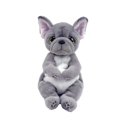 М'які тварини - М'яка іграшка TY Beanie Bellies Сірий пес Вілфред 25 см (43212)