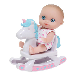 Игровые пупсы - Пупс JC Toys Малыш с коньком-качалкой (JC16912-4) (4105013)
