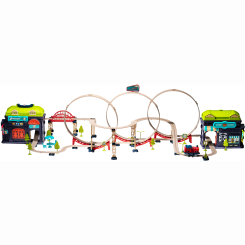 Железные дороги и поезда - Игровой набор Otamanko Храбрый паровозик 137 деталей (532.02.30)