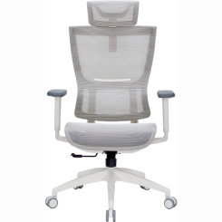 Меблі для геймерів - Крісло ігрове OfficePro Elegant White/Dark Gray (OC660-W-DG-DG)