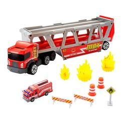 Автомоделі - Ігровий набір Matchbox Дорожня пригода Пожежний транспортер (GWM23)