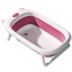 Товары по уходу - Детская ванночка Bestbaby BS-6688 Pink складная (11116-62994a)