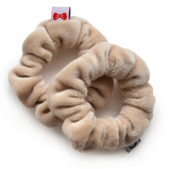 Бижутерия и аксессуары - Резинка Glamurino плюшевая S бежевая (6062.3)