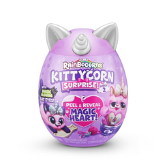 Мягкие животные - Мягкая игрушка-сюрприз Rainbocorn-B Kittycorn surprise S2 (9279B)
