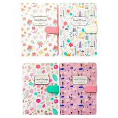 Канцтовары - Блокнот Malevaro на магните Flowers 3 в ассортименте (763555ML)