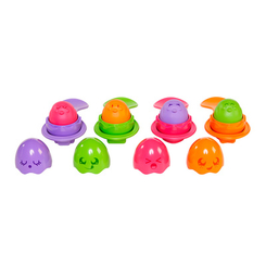 Розвивальні іграшки - Розвивальна іграшка Tomy Яскраві яйця з ложками (T73082)