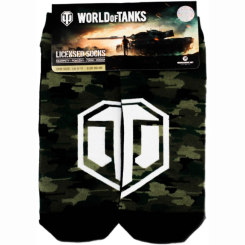 Костюми та маски - Шкарпетки GoodLoot World of Tanks Green Camo Ankle Socks (5908305235101)