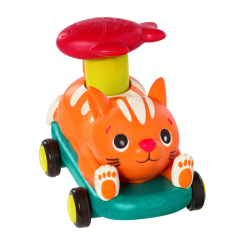 Машинки для малышей - Машинка Battat Лапкомобили Котик (BX2486Z)