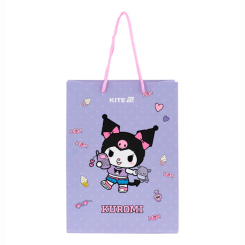 Подарункова упаковка - Пакет паперовий подарунковий Kite Kuromi 18х24 см (HK25-265-2)