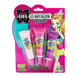 Косметика - Набор блесков для губ Qunxing Модная девчонка Коллекция красоты 3 предмета (J-5)