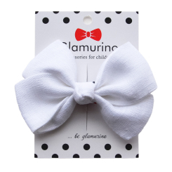 Бижутерия и аксессуары - Бантик Glamurino Classic L белый (2001.1) Бижутерия и аксессуары - Бантик Glamurino Classic L белый (2001.1)