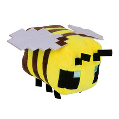 Персонажі мультфільмів - Плюшева іграшка JINX Minecraft Happy explorer Бджілка 13 см (JINX-10934)