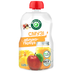 Сладости - Пюре фруктово-овощное Garden Gadz Смузи яблоко-тыква (4820240850458)