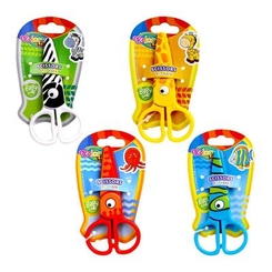 Канцтовары - Ножницы Colorino Zoo детские пластиковые ассортимент (37275PTR)
