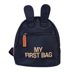 Рюкзаки та сумки - Рюкзак Childhome My first bag black/gold (CWKIDBBL)