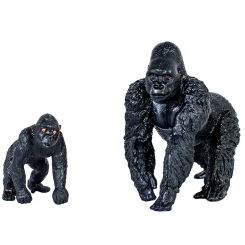 Фігурки тварин - Набір фігурок Kids Team Сафарі Горила з дитинчам (Q9899-A26/1)