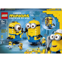 Конструктори LEGO - Конструктор LEGO Minions Складені з кубиків міньйони та їхнє лігво (75551)