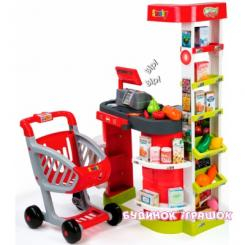 Набори професій - Інтерактивний супермаркет Сity Shop з візком Smoby (350204)