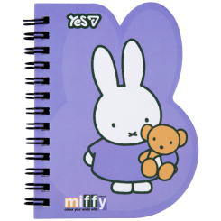Блокноты - Блокнот Yes Miffy Teddy В7 в клетку (152220)