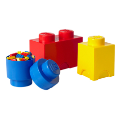 Бокси для іграшок - Набір боксів для зберігання LEGO Lifestyle 4 Цеглинки S (40140001)