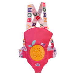 Одяг та аксесуари - Рюкзак-кенгуру для ляльки Baby Born Pinplay Яскрава прогулянка (837603)