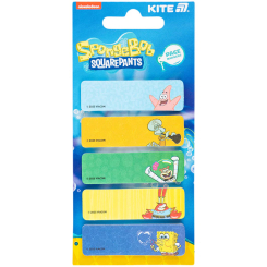 Канцтовары - Закладки Kite Sponge Bob бумажные 100 шт (SB25-480)