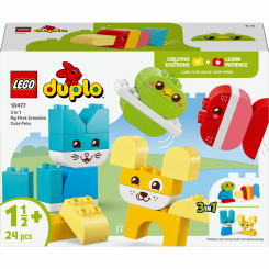 Конструкторы LEGO - Конструктор LEGO DUPLO My First Очаровательные творческие домашние питомцы 3 в 1 (10477)