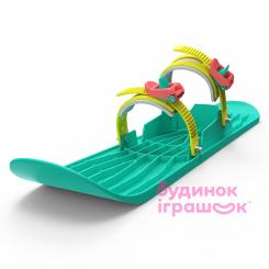 Санки и аксессуары - Санки-лыжа Plastkon OneFoot голубые (8595096962186)
