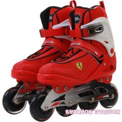 Ролики дитячі - Роликові ковзани FERRARI Inline Skate FK 25 розмір 39 підшипник ABEC 7 (FK25/39R)