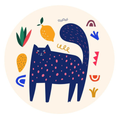 Товары для рисования - Картина по номерам Brushme Синий мур (RC0004M)