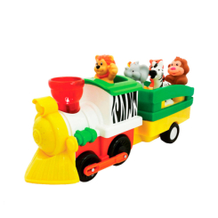 Машинки для малюків - Ігровий набір Kiddi Smart Паровоз Лімпопо (063396)