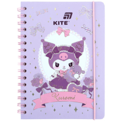 Канцтовари - ​Блокнот на спіралі Kite Kuromi A5 (HK26-190-2)