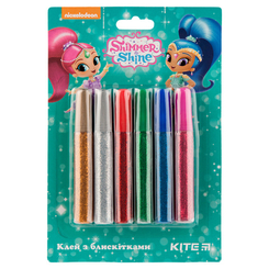 Канцтовари - Клей з блискітками Kite Shimmer and Shine 6 штук (SH19-107)