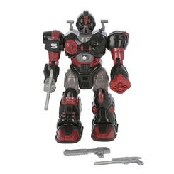 Роботи - Іграшковий робот Hap-p-kid Чорно- червоний із ефектами (3576T-3579T-5)
