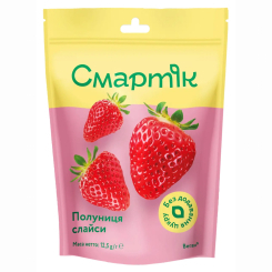 Сладости - Фруктовый снек Smaty Клубника сублимированная кусочки (4820211260453) Сладости - Фруктовый снек Smaty Клубника сублимированная кусочки (4820211260453)