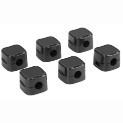 Меблі для геймерів - Органайзер для кабелів OfficePro Black з магнітним кріпленням (CM002B)