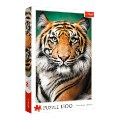 Пазлы - Пазл Trefl Портрет тигра 1500 элементов (26204)