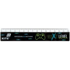 Канцтовары - Линейка Kite Next Level пластиковая 15 см (K26-090-2)