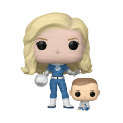 Фигурки персонажей - Набор из фигурок Funko Pop! Фантастическая Четверка: Первые Шаги Невидимая женщина и Франклин (83583)